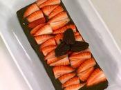 Mattonella cioccolato fragole.