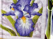 schemi punto croce tema iris