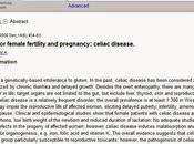 fattore rischio fertilità femminile gravidanza: celiachia.
