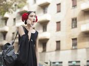 Model Outside Dolce Gabbana Milano