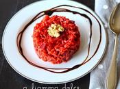 Risotto alla rapa rossa noci