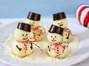 Pupazzi neve cioccolato bianco cardamomo.