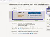 Samsung Galaxy Note Garanzia Italia brand disponibile euro eBay