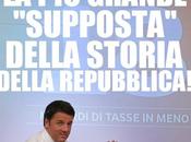 Def-Renzi: grande 'supposta' della storia Repubblica!?
