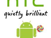 HTC: ecco dispositivi aggiornati Android Lollipop