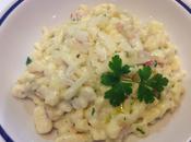 Spätzle bianchi pancetta affumicata cipolla fontina