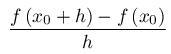 [¯|¯] derivata, ovvero limite rapporto incrementale