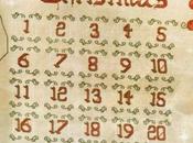 Schemi punto croce: Pannello-calendario Natale