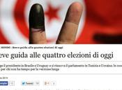 giorno delle quattro elezioni: Brasile, Ucraina, Tunisia Uruguay