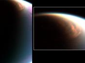 Individuate Titano nuvole stratosferiche ghiaccio metano