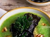 Zuppa choy alghe nori pinoli caramellati