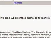 Stupidità parassitosi?