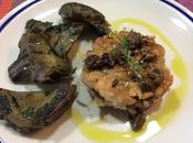 Hamburger coniglio olive taggiasche carciofi trifolati