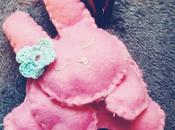 Pensierini faidate: coniglietto rosa