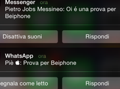 Rilasciato Interactive Message Notifications Quick Reply Facebook, Whatsapp tanto altro