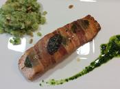 saltimbocca salmone patate stracciate pinoli