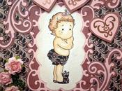 Card rosa marrone