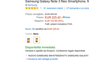 Promozione Samsung Galaxy Note euro Amazon scontato