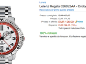 Offerta Cyber Monday Amazon: orologio Lorenz Regata 026892DD scontato euro