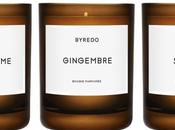collezione candele BYREDO, base fragranze esclusive esotiche