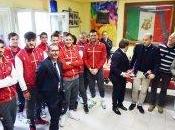 giocatori Perugia visita Pila