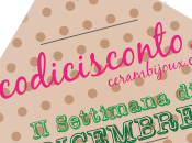 Codicisconto Seconda settimana Dicembre