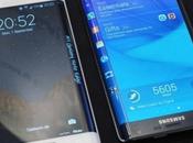Come usare display curvo Galaxy Note Edge mano sinistra