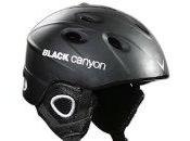 Black Canyon Zermatt, Casco sci, colore: Nero opaco, Nero, centimetri)