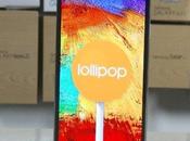 Galaxy Note appare prima build Android Lollipop