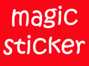 Magic Sticker foglio magico colorare all'infinito