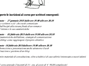 Corso aspiranti scrittori