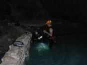 Acquasanta Terme (AP) Grotta Sudatoria: esplorazione subacquea della risorgenza