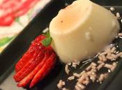 Budino alle fragole ipocalorico.