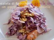 insalata finocchio, cavolo rosso yogurt limone dragoncello