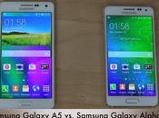 Samsung Galaxy Alpha: video confronto