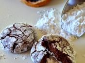 Biscotti Cioccolato: chocolate crinkle cookies all'arancia