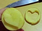 Idee riciclo: stampare patate