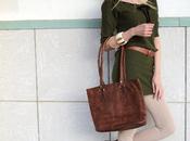 Marsala/Cypress Look Princesse Metropolitaine Gusti Leder Bags