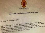 PAVIA. sindaco Massimo Depaoli revocato dell'ASM Pavia Spa. prevede agitazione stasera consiglio