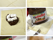 triangoli alla nutella marshmallows