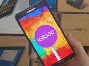 Samsung Galaxy Note download Lollipop Italia breve