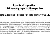 Note copertina Angelo Gilardino Music Guitar 1965-2103