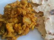 Curry cavolfiore patate paratha
