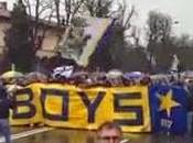 (VIDEO)Parma supporters protest against board italian football governing bodies #AMF