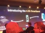 Huawei presenta primo smartband supporto alla rete 4.5G