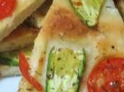 Focaccia zucchina ciliegini