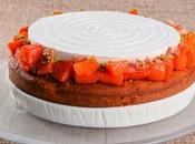 Torta zucca amaretti pistacchi cioccolato bianco.