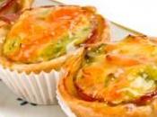 Mini quiche salate alle verdure