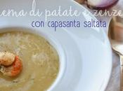 crema patate zenzero capasanta saltata