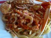 Spaghetti gamberi calamari (ricetta)